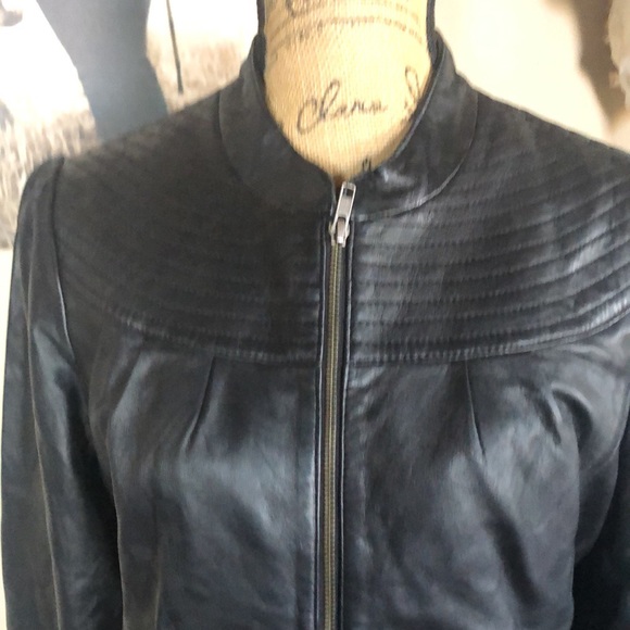 Halogen leather moto jacket NWOT - Picture 2 of 5